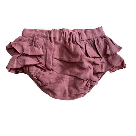 Popelin Frills Terracotta Bloomers Linen Boutique Toddler Girl 2-3 NWT Spain - Picture 2 of 8